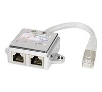EFB Elektronik K5126.015 adaptador de cable RJ-45 2 x RJ-45 Blanco - Adaptador para cable (RJ-45, 2 x RJ-45, Male connector / Female connector, 0,15 m, Blanco)