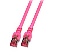 Efb elektronik k5519.0,5 cable de red magenta 0,5 m cat6 s/ftp (s-stp)