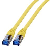 EFB Elektronik K5525FGE.0,25 - Cable de red (0,25 m, Cat6a, S/FTP (S-STP), RJ-45, RJ-45, Amarillo)