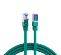 EFB Elektronik K5525FGN.0,15 - Cable de red (0,15 m, Cat6a, S/FTP (S-STP), RJ-45, RJ-45, Verde)
