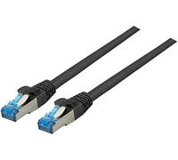 EFB Elektronik K5525FSW.0,15 - Cable de red (0,15 m, Cat6a, S/FTP (S-STP), RJ-45, RJ-45, Negro)