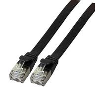 EFB K5545SW.5 - Cable de parche plano Cat.6a, U/FTP, 5m, negro