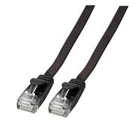 EFB Elektronik K8107SW.0,5 - Cable de red (0,5 m, Cat6a, U/UTP (UTP), RJ-45, RJ-45, Negro)