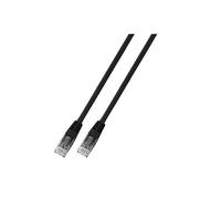 Efb elektronik k8108sw.0,5 cable de red negro 0,5 m cat6a u/utp (utp)
