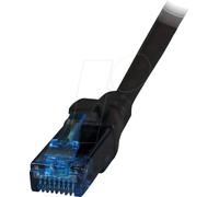 Efb elektronik k8109sw.7,5 cable de red negro 7,5 m cat6a u/utp (utp)