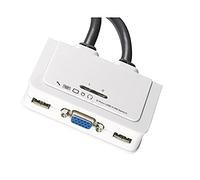 EFB-Elektronik KVM - Audio VGA USB de 2 puertos con juegos de cables (2 x 0,9 m)