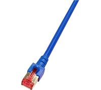 EFB-Elektronik Ligawo - Cable de pares trenzados RJ45 (S/FTP, cat. 6, LSZH, 0,25 m), color azul