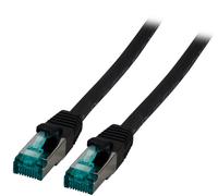 Efb elektronik mk6001.0,5b cable de red negro 0,5 m cat6a s/ftp (s-stp
