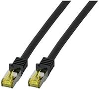 EFB-Elektronik Cable de red MK7001.0,25B Cat6a 0,5 m S/FTP RJ-45 Negro