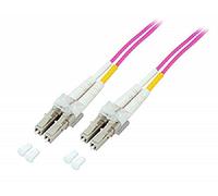 EFB Elektronik O0319.0,5-1.2 cable de fibra optica 0,5 m LSZH OM4 2x LC Violeta - Cable de fibra óptica (0,5 m, LSZH, OM4, 2x LC, 2x LC, Violeta)