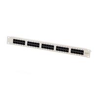 EFB-Elektronik Panel de Conexiones (50 x RJ45, 8/4, 1U, ISDN, RAL7035, Cat. 3)