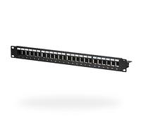 EFB-Elektronik Panel de distribución de 19 pulgadas, 1U, 24 puertos, negro, sin Keystone