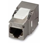 EFB-Elektronik RJ45 Keystone STP, Cat. 6A, 500 MHz, componentes certificados.