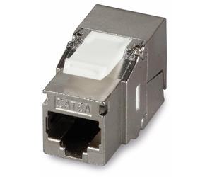 EFB-Elektronik RJ45 Keystone STP, Cat. 6A, 500 MHz, componentes certificados.