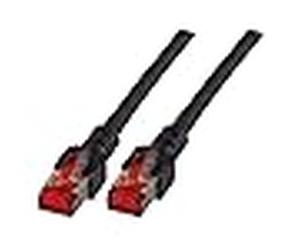 Efb-elektronik rj45 patch cable s/ftp, cat.6, lszh, 0.5 m, negro