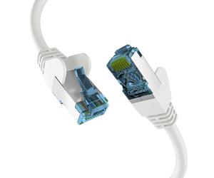 EFB-Elektronik RJ45 Patch Cable with CAT7 Raw Cable 0.5 m White White 0.5 m