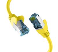 EFB-Elektronik RJ45 Patch Cable with CAT7 Raw Cable Yellow 0.15 m yellow 0,15 m