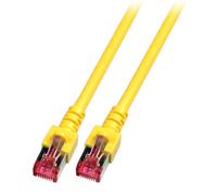 Efb elektronik 7.5m cat6 s/ftp cable de red amarillo 7,5 m