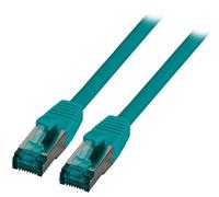 EFB-Elektronik RJ45 Patchkabel Cat.6A S/FTP FRNC - 3,0 m - grün
