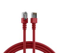 EFB-Elektronik RJ45 S/FTP Cat5e - Cable de Red (0,5 m, Cat5e, SF/UTP (S-FTP), RJ-45, RJ-45, Rojo)