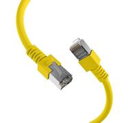 EFB-Elektronik RJ45 S/FTP Cat5e - Cable de Red (1 m, Cat5e, SF/UTP (S-FTP), RJ-45, RJ-45, Amarillo)