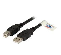 EFB-Elektronik USB2.0 - Cable de conexión (A-B, St.-St, 0,5 m), color negro
