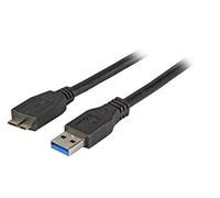 EFB-Elektronik USB3.0 - Cable de conexión (A-Micro-B, 1 m), color negro
