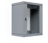 EFB Elektronik WGX-1506GR.G1 Bastidor de Pared de Acero 19" (15U, 600mm, Con Puerta de Vidrio, Gris, IP20, Hasta 60kg)