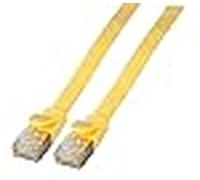 Efb rj45 flachpatchkabel u/ftp cat.6a pvc 0.25m gelb