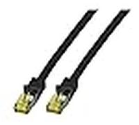 Efb rj45 patchk. s/ftp cat.6a lszh cat.7 rohk. 3.00m schwar
