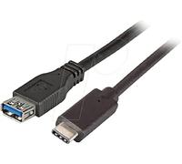 EFB USB3.2 Cable Adaptador Tipo C Macho a Tipo A Hembra 0,2 m