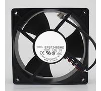 EFB1248SHE 12CM Fan, 12038 48V 0.30A High Wind Speed Measurement Cooling Fan