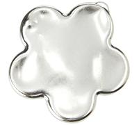 Efco - Colgante Flor para mosaix con Pasador 36 mm, Color Plateado