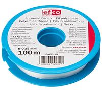 Efco Fuerza de tracción del Hilo de Poliamida Aprox. 2,7 kg ø 0,25 mm 100 m Transparente, 12 x 5 x 2 cm