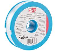 Efco Hilo de Nailon Resistente a tensión, Poliamida, Transparente, 20 kg, 0,7 mm de diámetro, 100 m