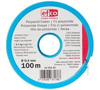 Efco Hilo de Poliamida Fuerza de tracción Aprox. 6,7 kg ø 0,4 mm 100 m Negro, 12 x 5 x 2 cm