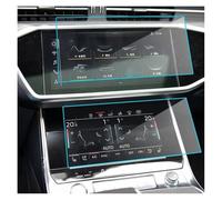 EFDDTBHE Compatible Con A6 Para A7 2019 2020 Multimedia De Coche Pantalla Táctil, Película Protectora Vidrio Templado 9H 2 Piezas Protector Modificación de coche
