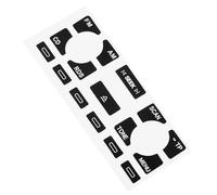 EFDDTBHE Compatible con para A4 B6 B7 A6 A2 A3 8LP Radio Estéreo Botón Reparación Calcomanías Pegatinas Decoración De Automóviles Estilo De Coche Sticker de Carro