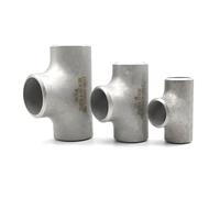EFDSVUHE 1pc 60mm O/D x 2-3 mm Thickness 304 Stainless Steel Equal tee 3 Way Butt Welded Pipe Fitting Water Gas Oil
