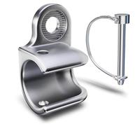 EFEALL Acoplamiento para remolque de bicicleta para Thule Chariot & Coaster, enganche de remolque de bicicleta estable con pasador de seguridad, acoplamiento de bicicleta para remolque de perros