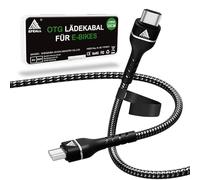 EFEALL E-Bike Cable para Bosch Intuvia, Kiox, Nyon (Modelos Anteriores), Micro-USB-B a USB-C Cable para iPhone 15 y Posteriores/Android, 35cm Función OTG Cable para Ordenador de Bicicleta Bosch