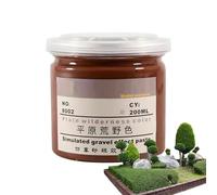 Efecto de basada en Miniatura, Lodo de basado en Miniatura | 200 ml de simulación de Textura de Tierra Basing en Miniatura - Escenería del Desierto Natural para la creación de appa