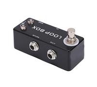 Efecto de Bucle de Guitarra Mini Pedal Verdadero Bypass LED Display Bloque único y Selección de Canales de Efecto Combinado Adecuado para bajo