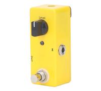 Efecto de guitarra Pedal Booster Effect de guitarra eléctrica Aloy de aluminio Aleación de una sola perilla Control de la perilla potenciador de sonido ajustable para la grabación