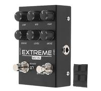 Efecto de guitarra Pedal Syntesizador de guitarra Pedal de pedal Pedal para guitarristas eléctricos Músicos profesionales Coscio de metal Tono de sonido ajustable