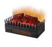 CHEMIN'ARTE Chimenea eléctrica con Efecto Llama Leds, Chimenea Decorativa, con calefacción, bajo Consumo, Inserto de Chimenea, 45x23x24cm