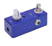 Efecto Fuzz Mini Pedal de Metal Azul, True Bypass, Ligero y Compacto - Sonido Transparente, Alta Durabilidad, Uso en Estudios y Conciertos