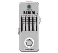Efectos de Guitarra Bass EQ Pedal 5 Band Equalizer Pedals para Bajo con 5 Band Graphic Mini Size True Bypass