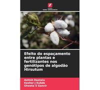 Efeito do espaçamento entre plantas e fertilizantes nos genótipos de algodão Hirsutum