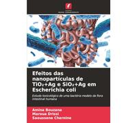 Efeitos das nanopartículas de TiO₂+Ag e SiO₂+Ag em Escherichia coli: Estudo toxicológico de uma bactéria modelo da flora intestinal humana